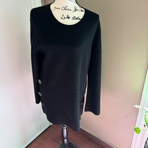 Elizabeth and James Nola wool grommet sweater/tunic